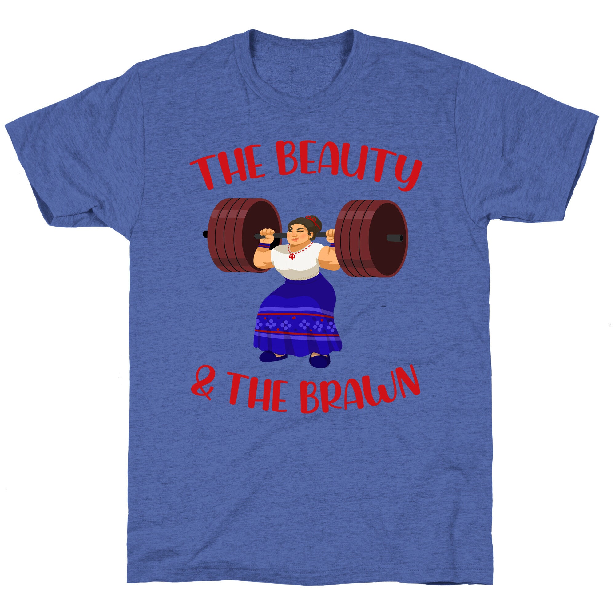 The Beauty and the Brawn Unisex Triblend Tee